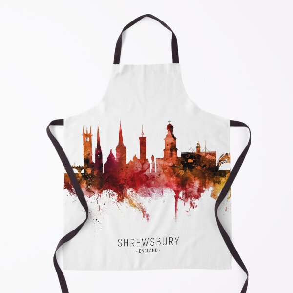 Item preview, Shrewsbury England Skyline designed and sold by ArtPrints.