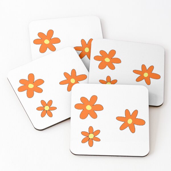 Item preview, Mystery Machine Orange Flowers designed and sold by yasmh.