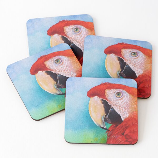 Item preview, Scarlet Macaw designed and sold by Elena Kolotusha.