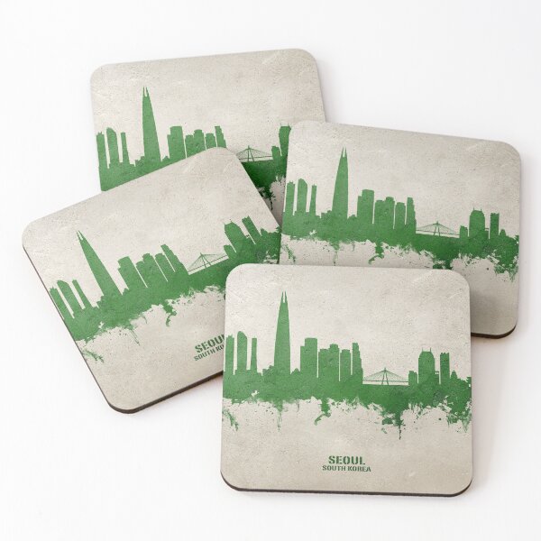 Item preview, Seoul Skyline South Korea designed and sold by ArtPrints.