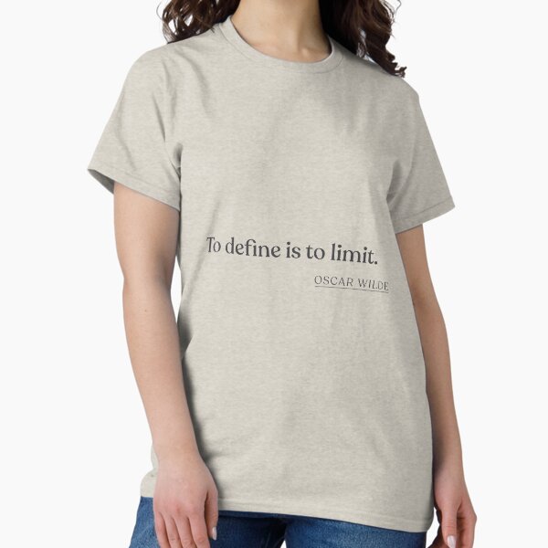 Item preview, Oscar Wilde - To define is to limit. designed and sold by BookQuoteMerch.