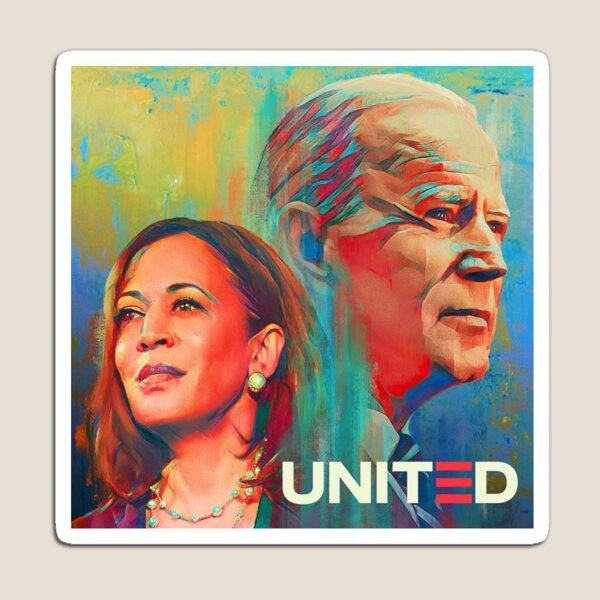 Biden harris and kamala harris Magnet