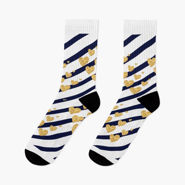 Item preview, Holiday Hearts Blue and Gold #xmas #christmas #minimal #love #design designed and sold by Kirovair.