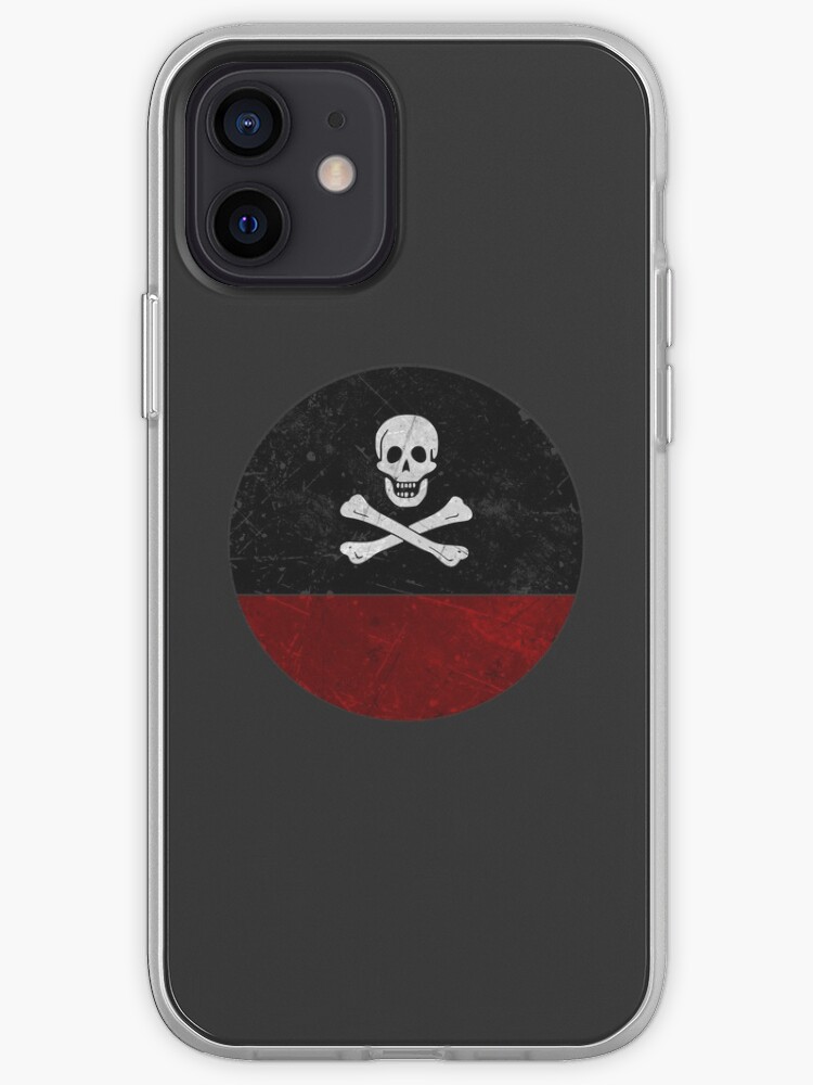 Jolly Roger Original Pirate Flag Iphone Case Cover By Quark Redbubble