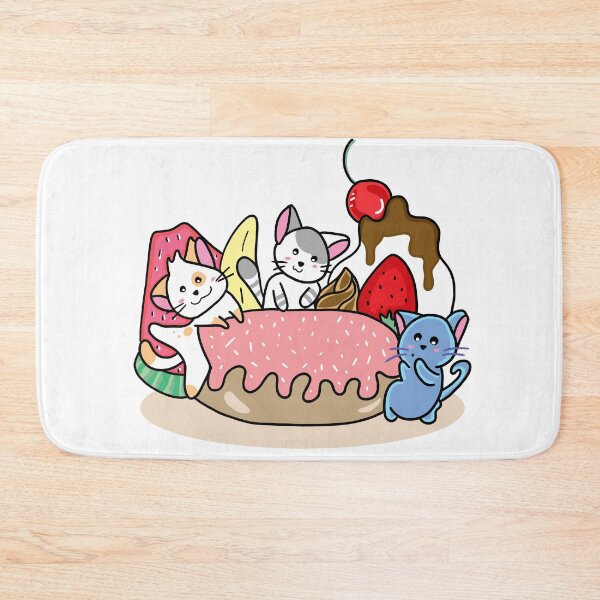 Item preview, Meko and friends eating a yummy desert. designed and sold by Catherine  Milchard.