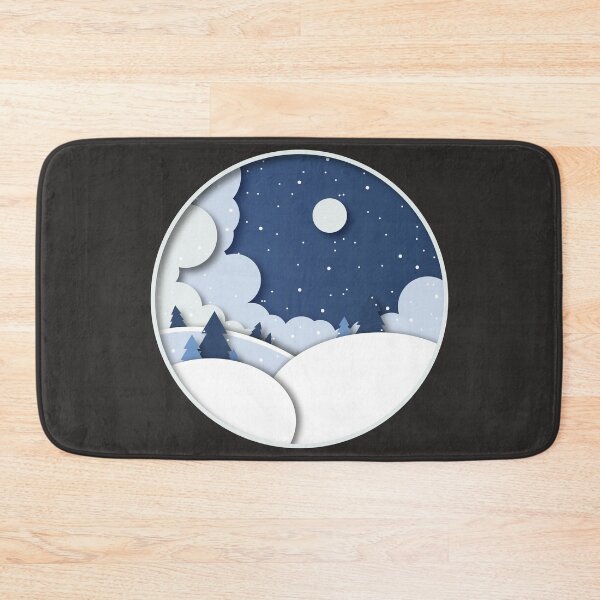 Item preview, Winter landscape paper effect designed and sold by blikonie.