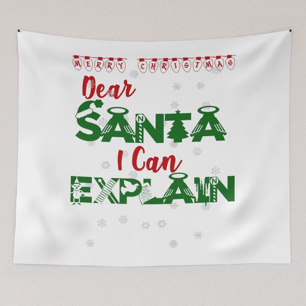 Item preview, Dear santa i can explain funny santa claus christmas designed and sold by GoodyLeo.