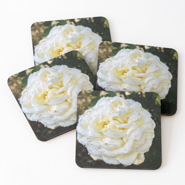 Item preview,  White flower with fattening drops designed and sold by ayaato.