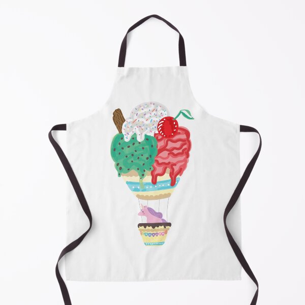 Item preview, unicorn in dessert hot-air-balloon designed and sold by Catherine Milchard.