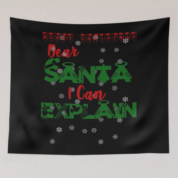 Item preview, Dear santa i can explain funny santa claus christmas designed and sold by GoodyLeo.