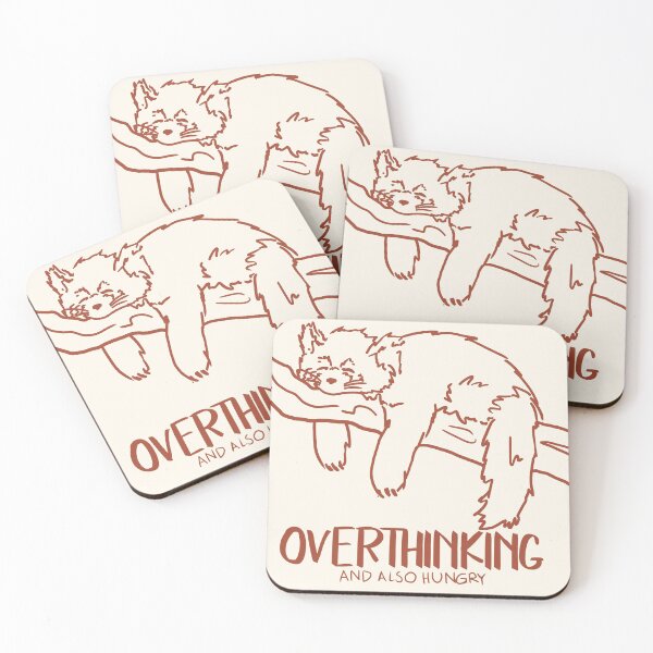 Item preview, Red panda ovethniking designed and sold by LadyFullmetal.