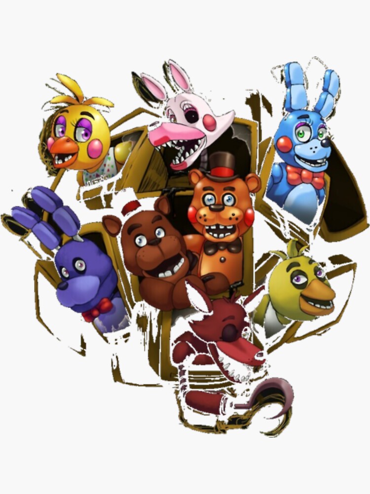 Fnaf Sticker for Sale by DanielEmberson