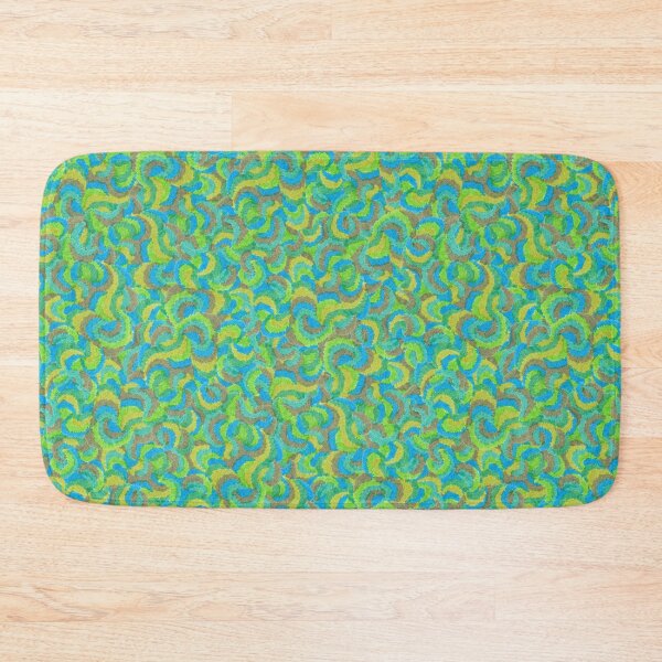 Item preview, Abstract zigzags blue and green waves pattern.  designed and sold by FotoKistochka.
