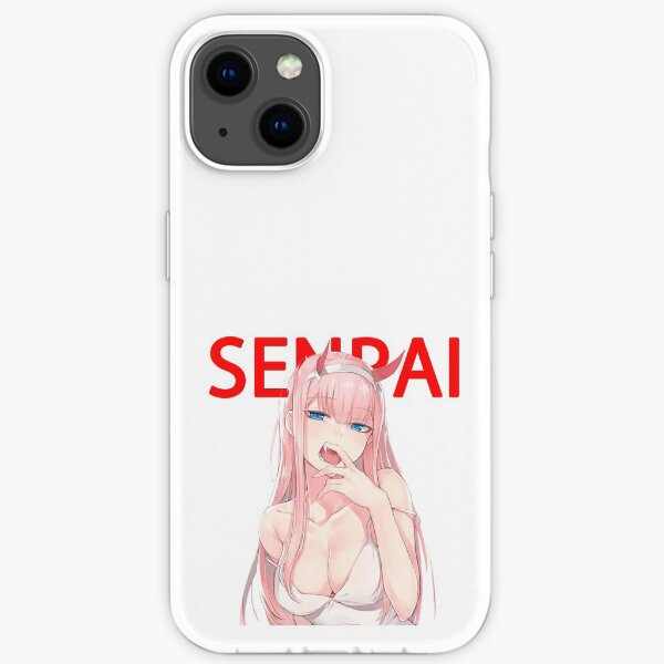 Anime. Liebling im FranXX. Null zwei (02). Senpai. Bunt. iPhone Flexible Hülle
