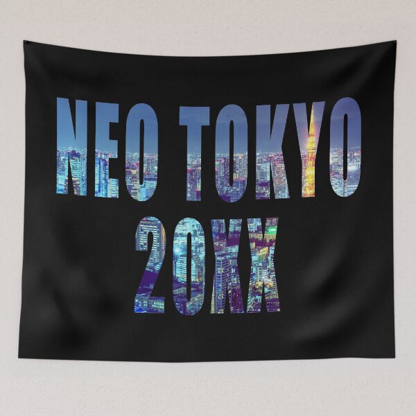 Item preview, Neo Tokyo 20XX Cyberpunk Vaporwave Skyline Akira designed and sold by melisssne.