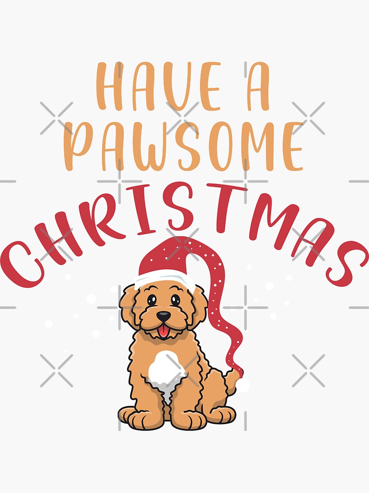 "Have a pawsome christmas dog dogs hund fun funny Funny Gift For Men