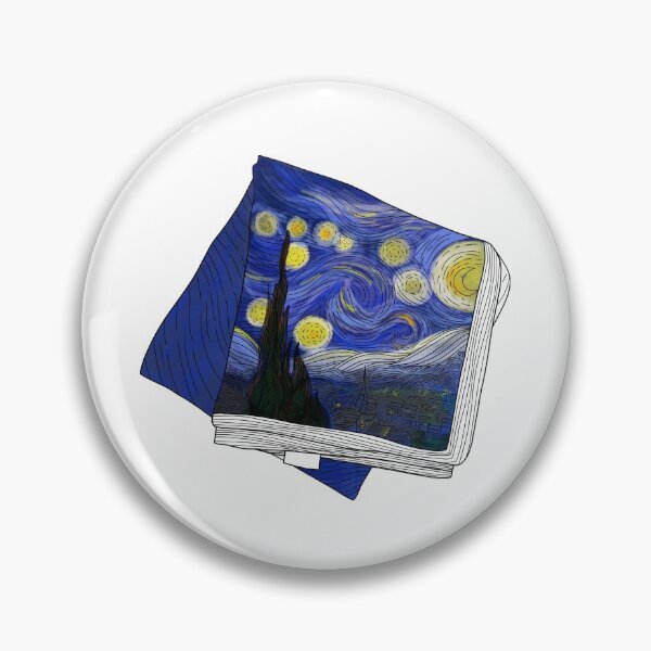 Item preview, Starry Night Van Gogh Handkerchief designed and sold by fishytan.