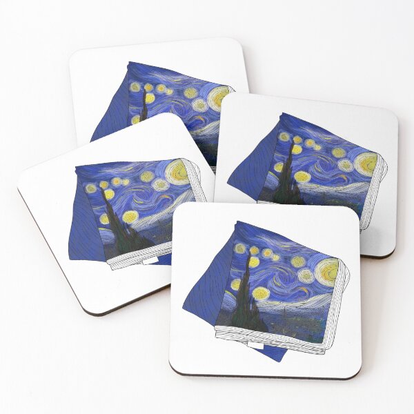 Item preview, Starry Night Van Gogh Handkerchief designed and sold by fishytan.
