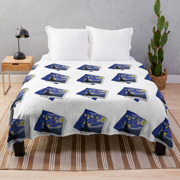 Item preview, Starry Night Van Gogh Handkerchief designed and sold by fishytan.
