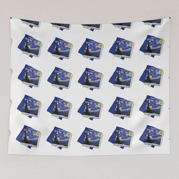 Item preview, Starry Night Van Gogh Handkerchief designed and sold by fishytan.