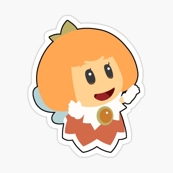 Orange Sprixie Princess Sticker By Princesscatanna Redbubble