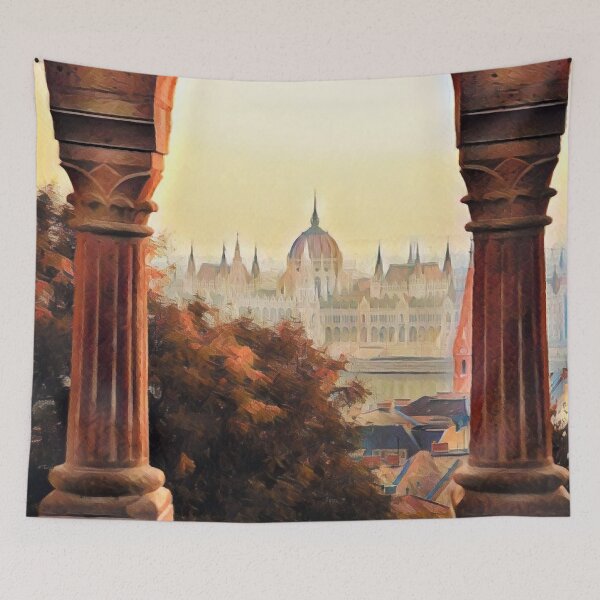 Item preview, Budapest during the day designed and sold by AnnaAndVibes.