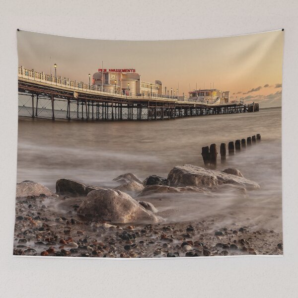 Item preview, Worthing Pier Sunset designed and sold by LenBrook.