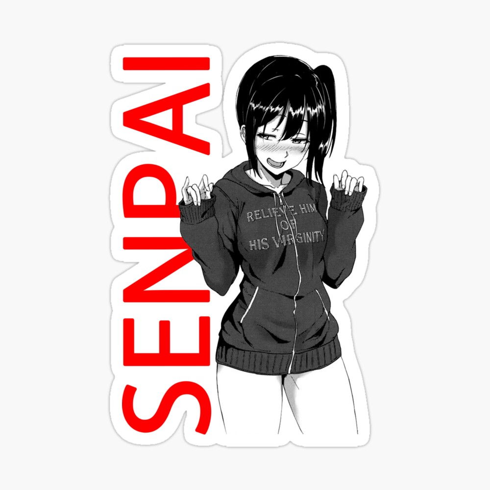 Anime. Girl. Senpai. Senpai girl.