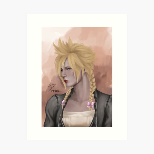Cloud Strife v2 Art Print