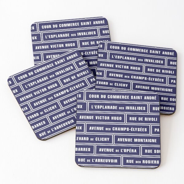 Item preview, Paris Famous Street Signs Design designed and sold by miguelaud.