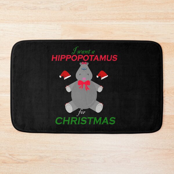 Item preview, I want a hippopotamus for christmas girl hippo designed and sold by krypton4shirt.