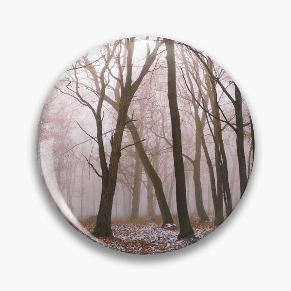 Item preview, First snow in a magic foggy forest, natural background  designed and sold by helenkaiy.