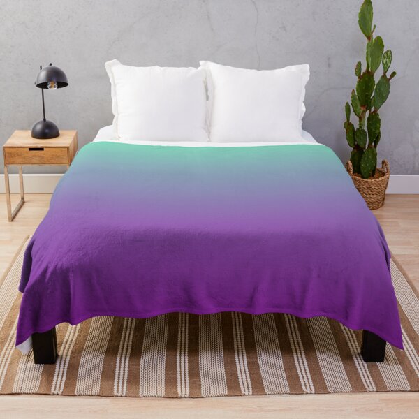 Item preview, Preppy Mermaid Colors Violet Purple Teal Blue Ombre designed and sold by IamTrending.