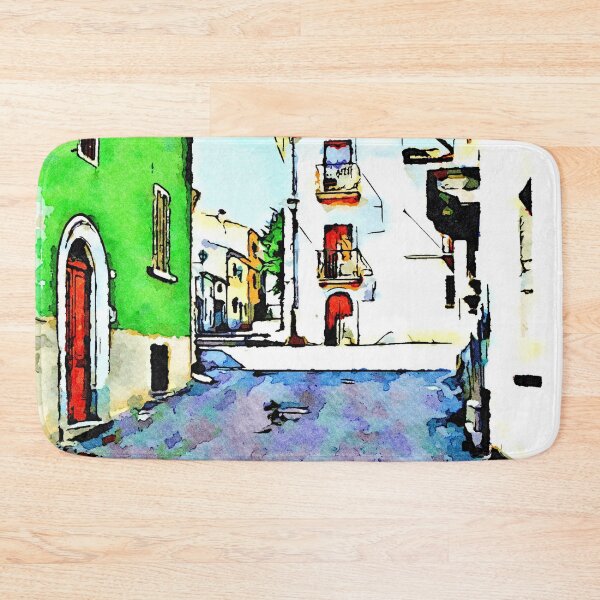 Item preview, Borrello: glimpse with green house designed and sold by Giuseppe Cocco.
