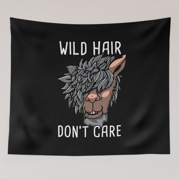 Item preview, Alpaca Wild Hair Don't Care Funny Llama Lover Gift    designed and sold by BornDesign.