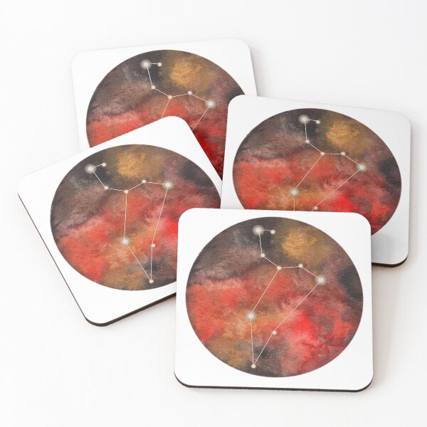 Item preview, Watercolor Zodiac Leo Galaxy designed and sold by maruwatercolor.