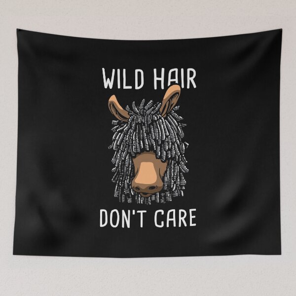 Item preview, Wild Hair Don't Care Funny Donkey designed and sold by BornDesign.