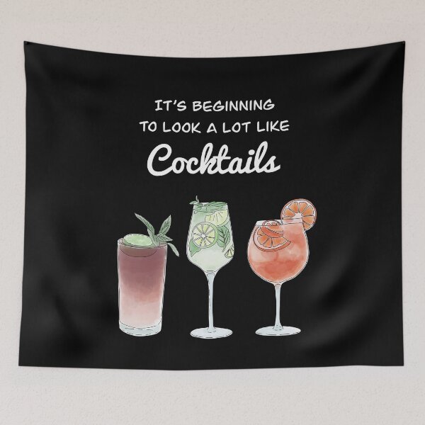 Item preview,  Funny cocktails quote designed and sold by MadaFaCose.