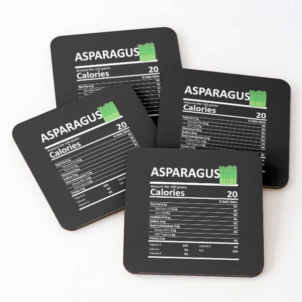 Item preview, Asparagus Nutritional Value Funny Festive Holiday designed and sold by fatamyfan1.