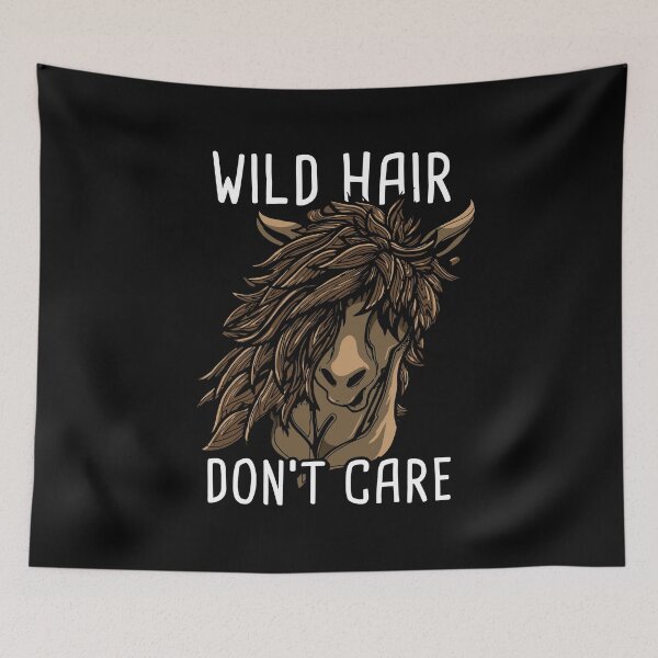 Item preview, Horse Wild Hair Don't Care Funny Barn Hair designed and sold by BornDesign.