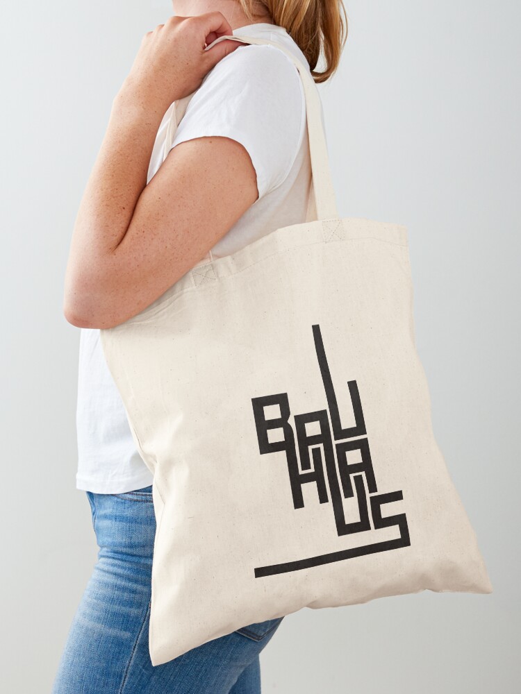 Thumbnail 1 of 5, Tote Bag, BAUHAUS minimalistic logo designed and sold by TinyTreeHugger.
