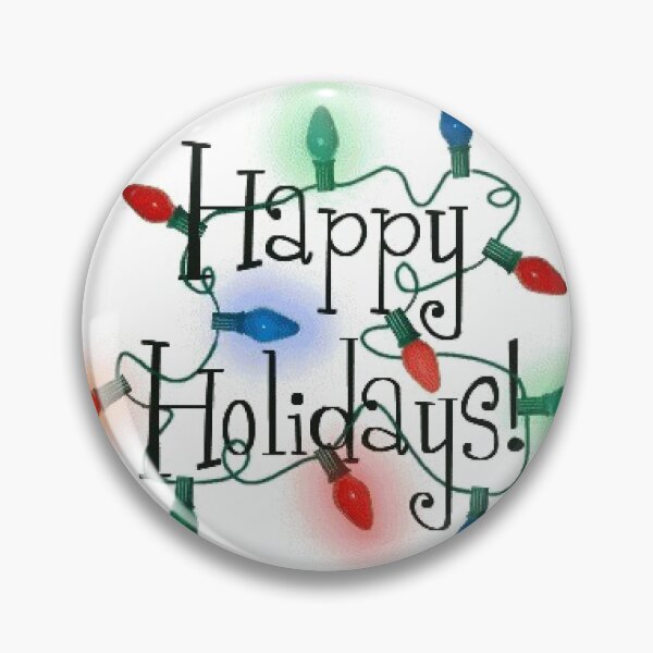 Item preview, Happy Holiday String Lights on Christmas decor, t-shirts and accessories.      designed and sold by lduke47.