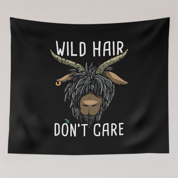 Item preview, Goat Wild Hair Don't Care Funny Farmer designed and sold by BornDesign.
