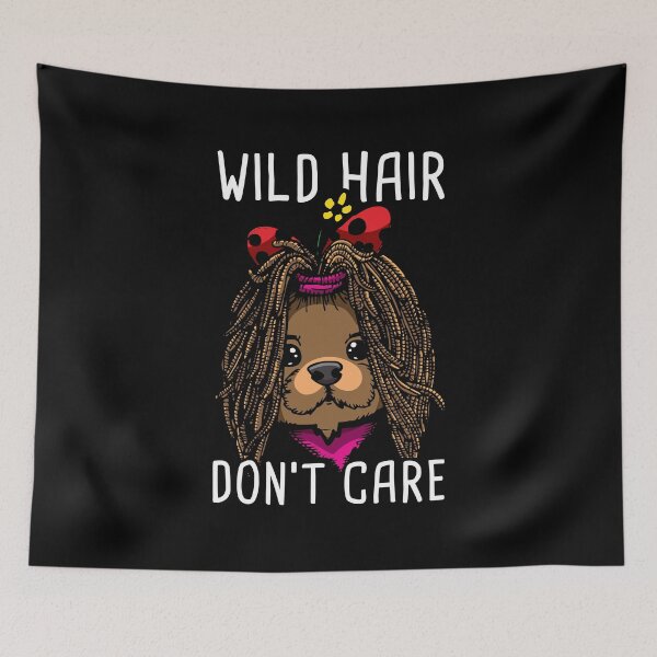 Item preview, Shih tzu Wild Hair Don't Care Funny Shihtzu Lover designed and sold by BornDesign.