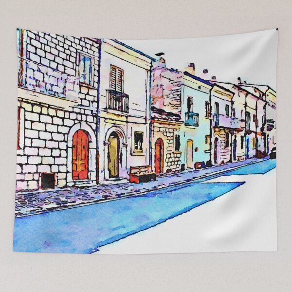 Item preview, Borrello: colored facades designed and sold by Giuseppe Cocco.