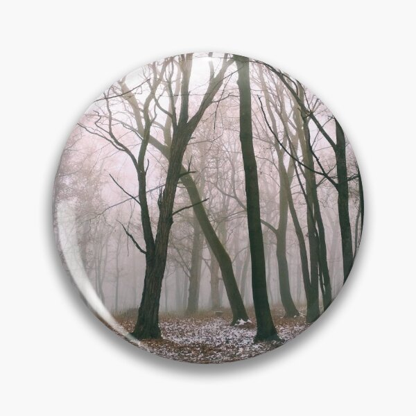 Item preview, First snow in a magic foggy forest, natural background  designed and sold by helenkaiy.