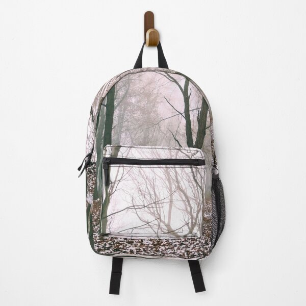 Item preview, First snow in a magic foggy forest, natural background  designed and sold by helenkaiy.