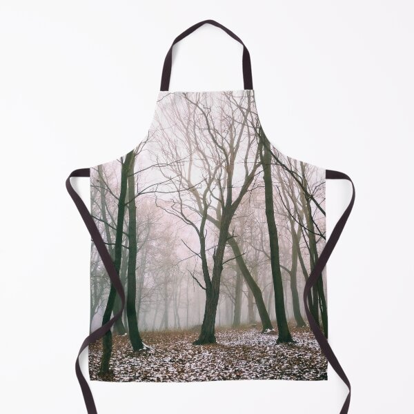 Item preview, First snow in a magic foggy forest, natural background  designed and sold by helenkaiy.