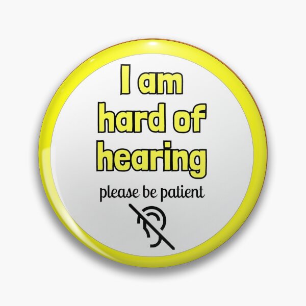 Item preview, lemon hard of hearing awareness designed and sold by pepperlex99.
