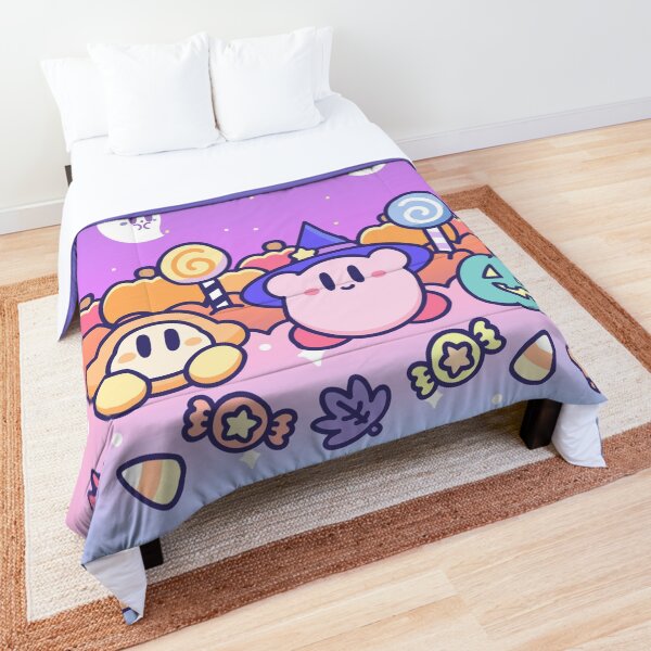 Kirby - A Witchy Spooky night of Kirby and Waddle Dee Comforter